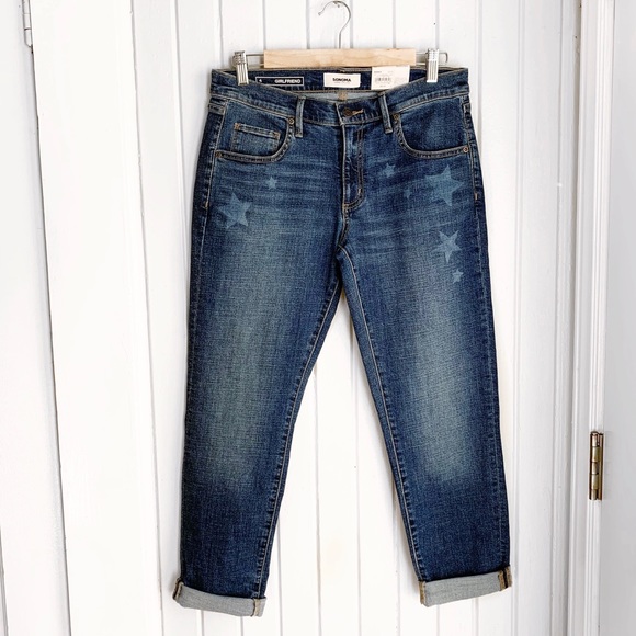 sonoma girlfriend jeans